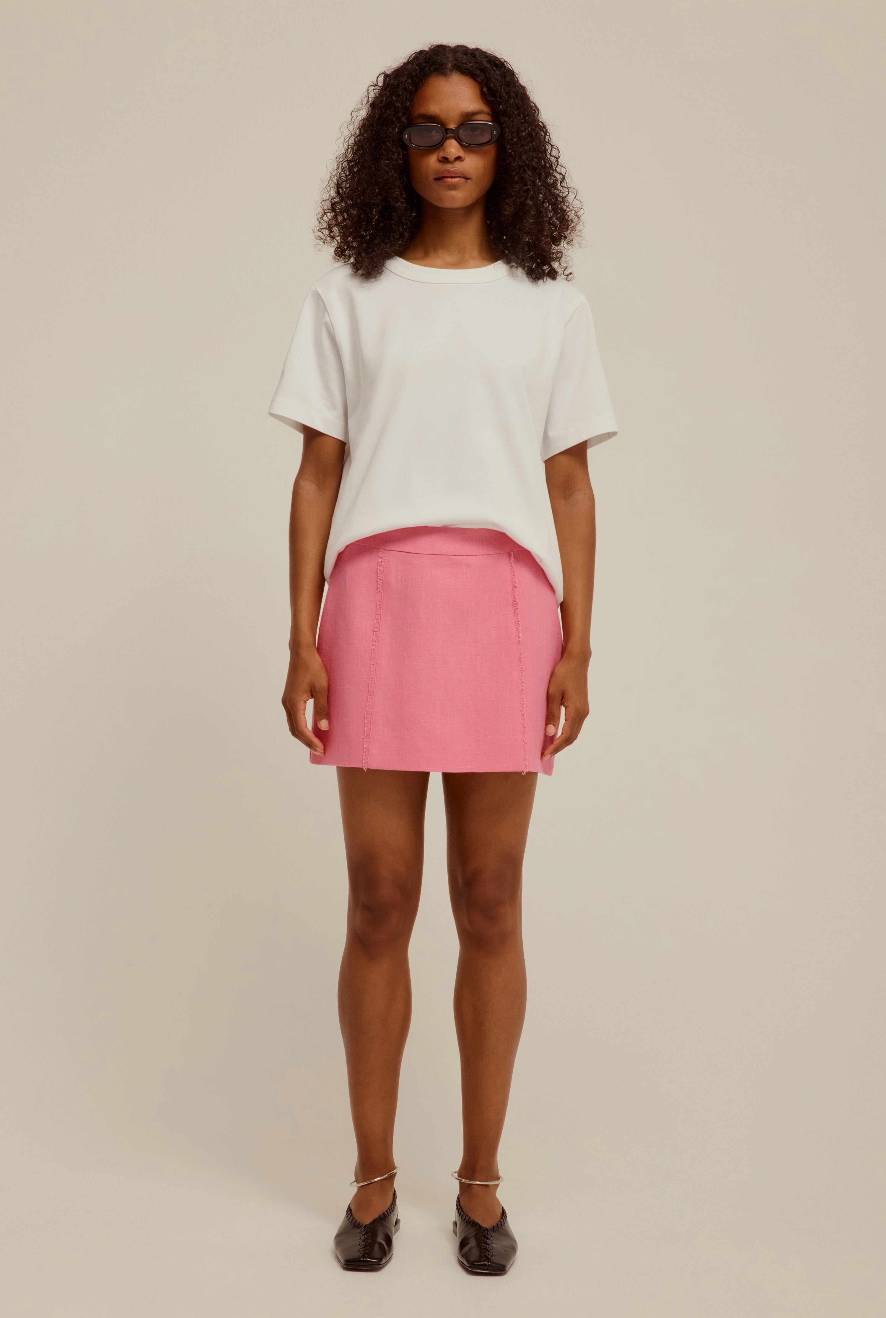 Venroy - Womens Tailored Linen Mini Skirt | Venroy | Premium ...