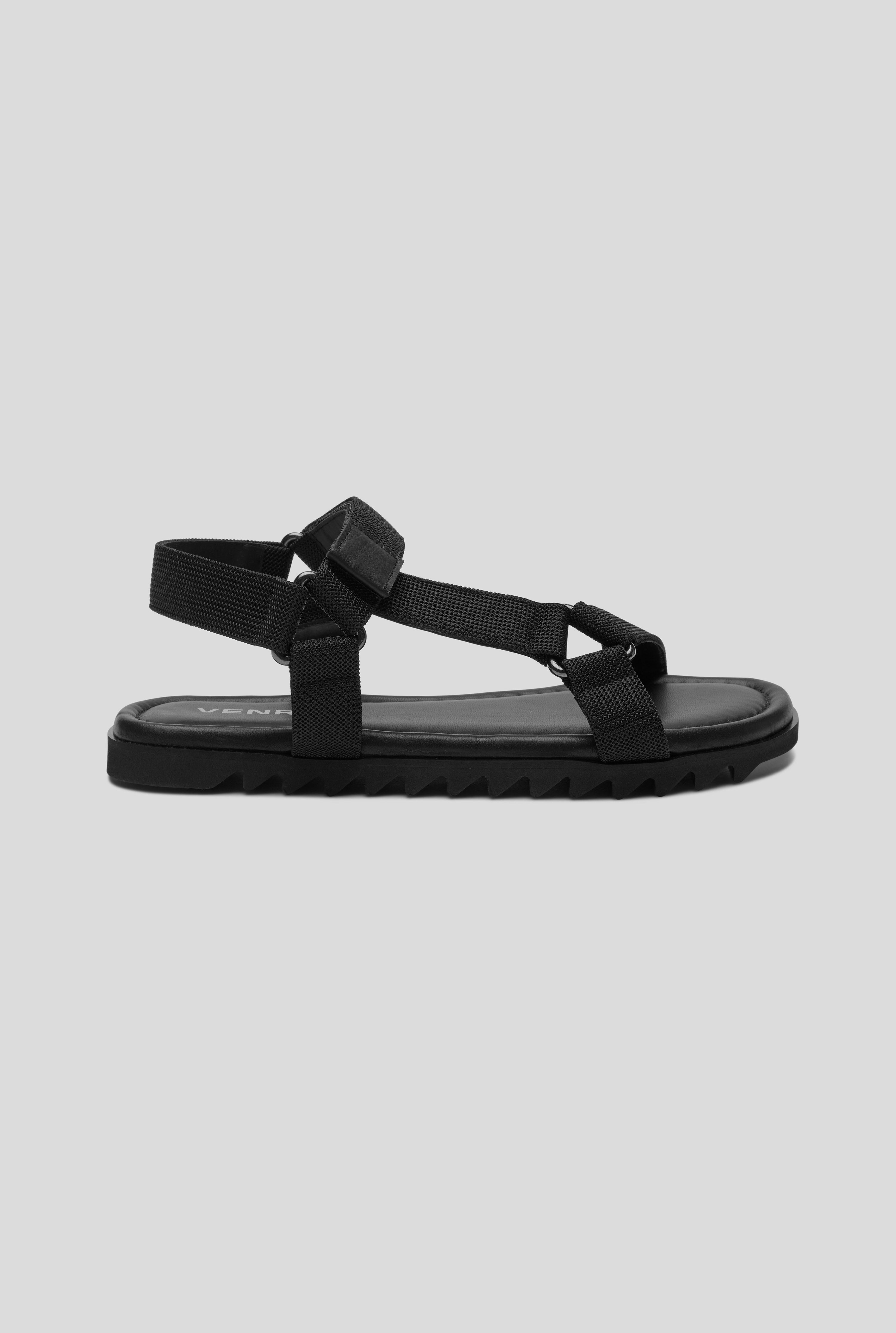 Venroy Mens Trek Sandal in Black Venroy Premium Leisurewear