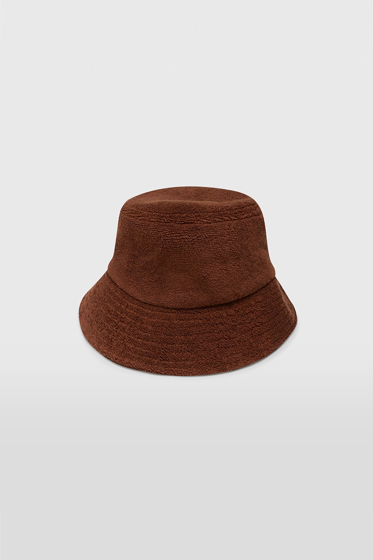 Woven Terry Bucket Hat in Cacao | Venroy | Premium Leisurewear designed