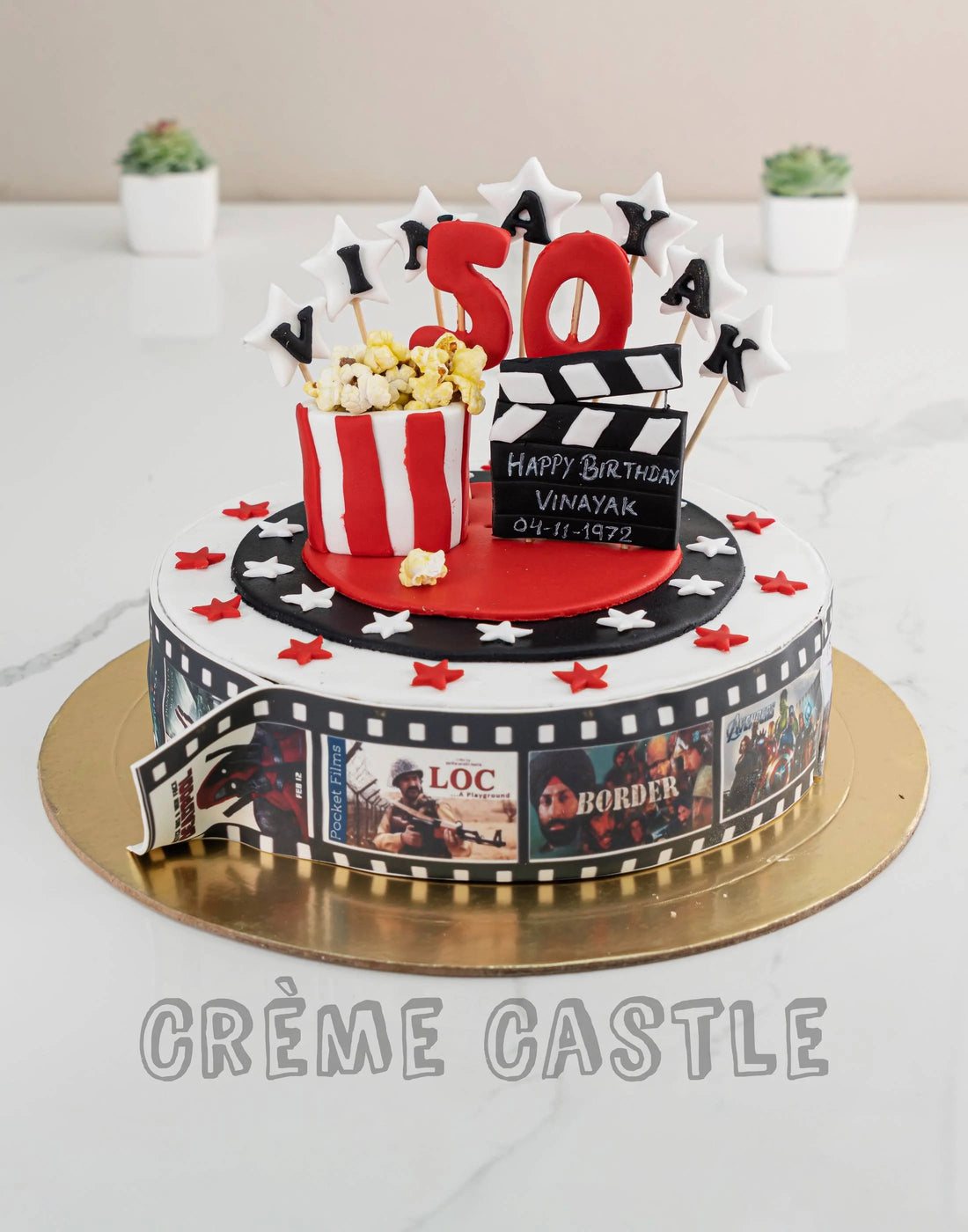 Movie Theme Cake - Creme Castle