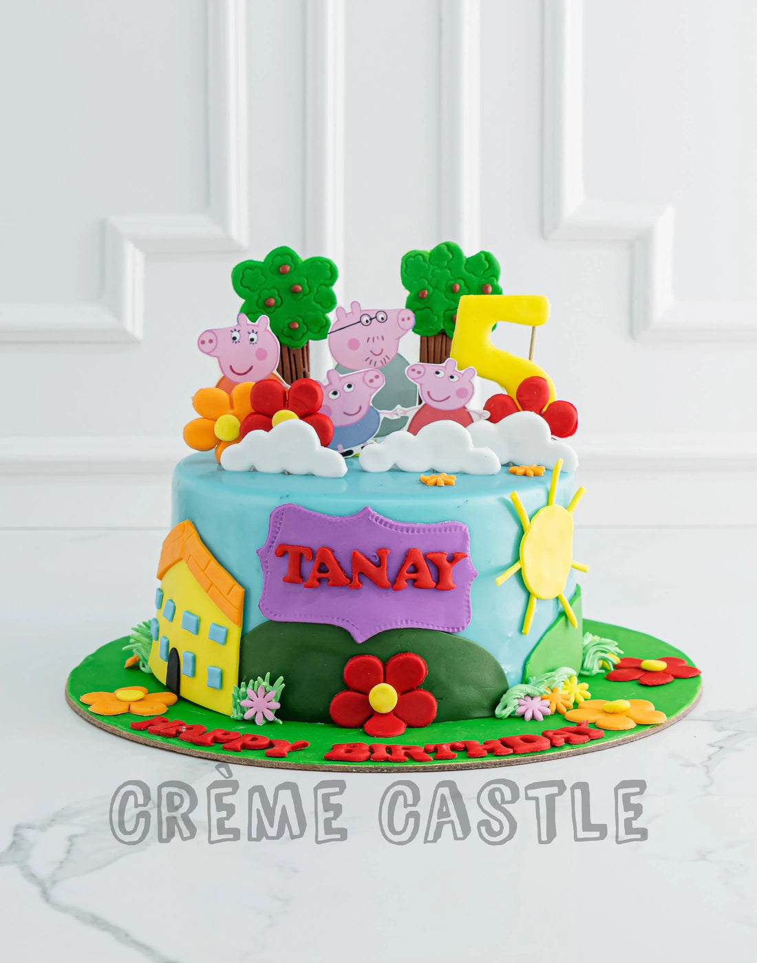 Peppa Pig Cakes | Kids Cake Designs Noida & Gurgaon - Creme Castle