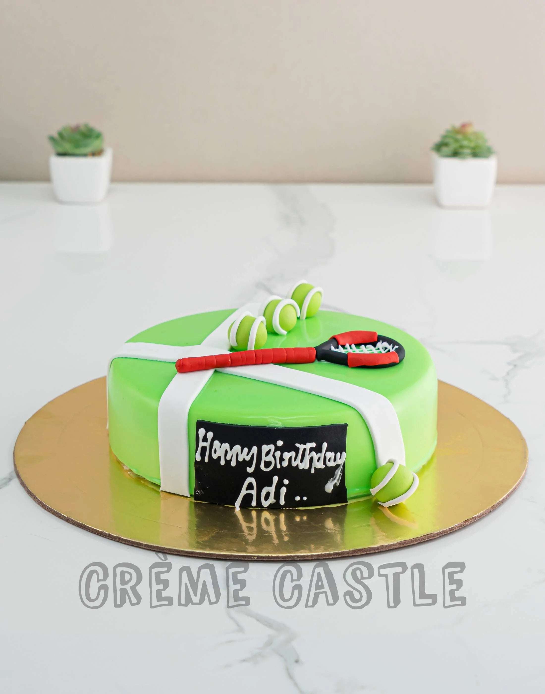 Tennis Layer Cake - Classy Girl Cupcakes