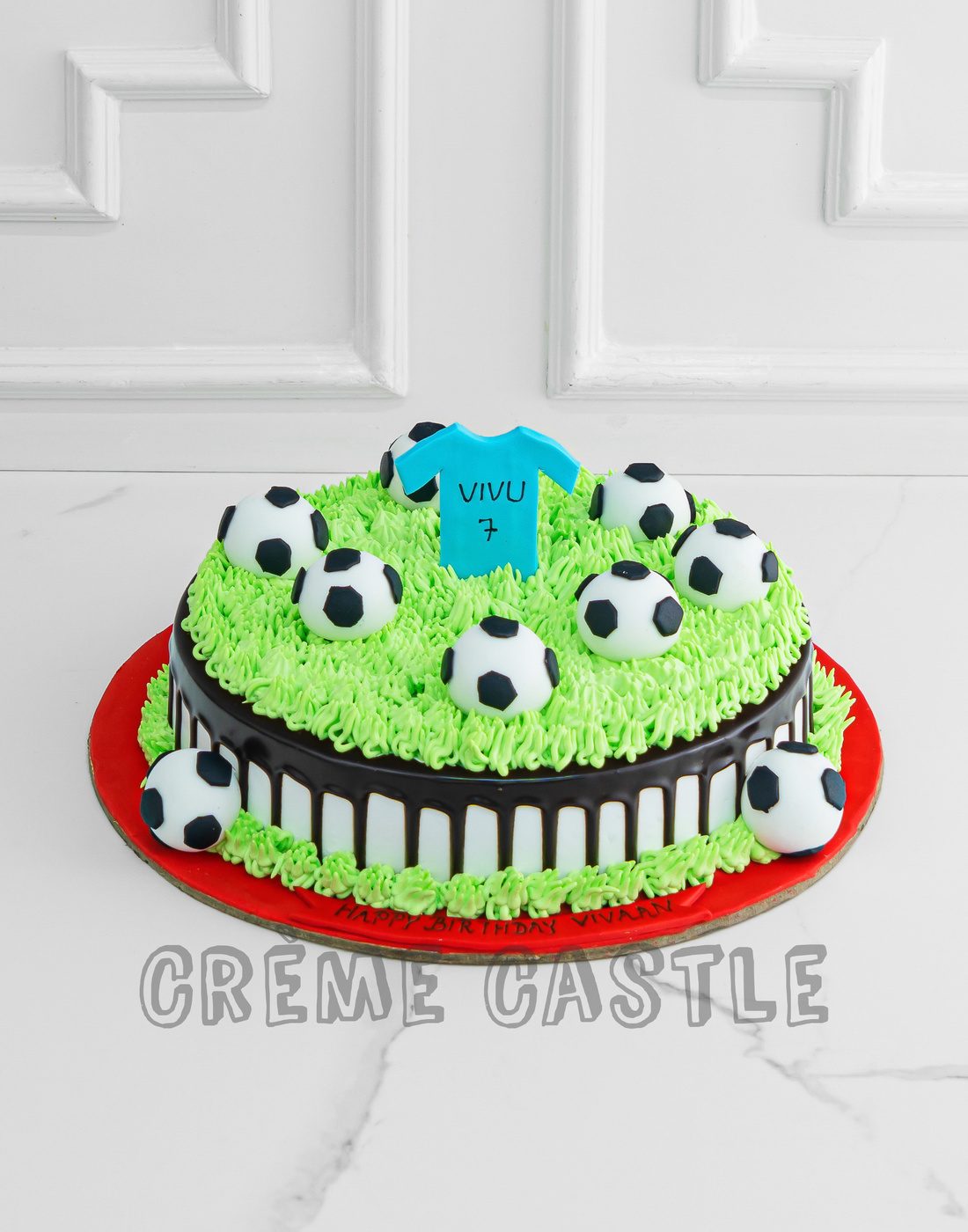 Football Cake Kids Birthday - Tasty Treat Cakes