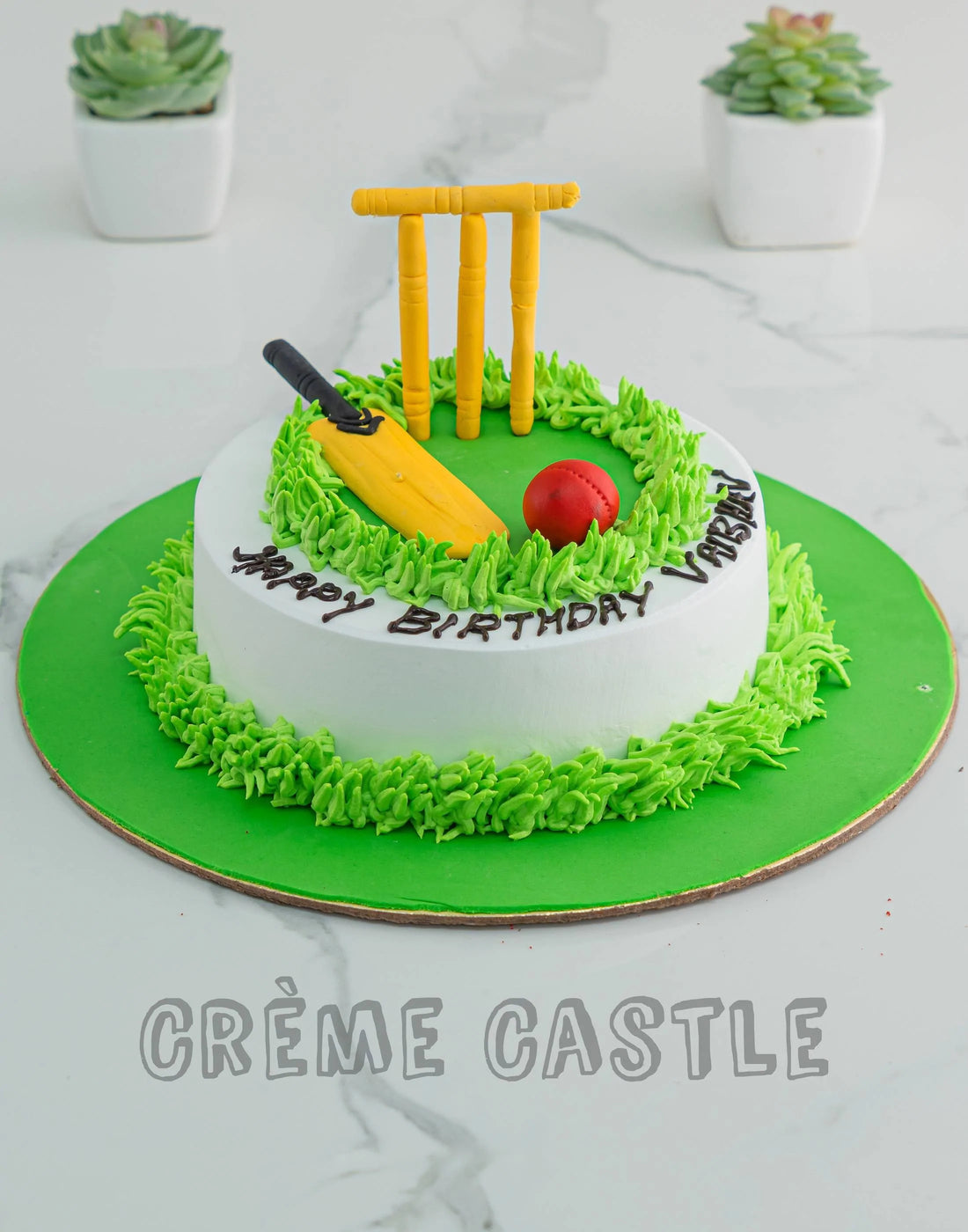 Cricket Cream Cake. Cake Designs For Boyfriend. Noida & Gurgaon ...