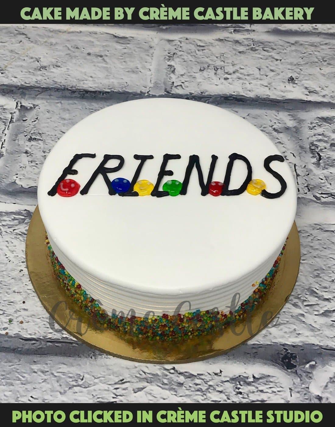 Friends Mini Cake. Cake Designs for Women. Noida & Gurgaon – Creme ...