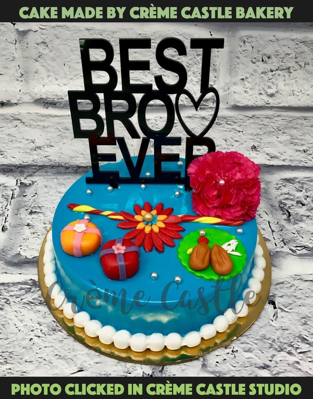 Rakhi Theme Cake. Best Brother Cake. Noida & Gurgaon – Creme Castle