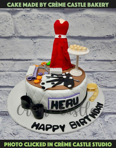 Fashion Theme Cake - Cake Designs for Women - Designer Cake in Gurgaon –  Creme Castle