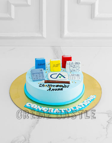 Order CA Day Photo Cake Online, Price Rs.895 | FlowerAura