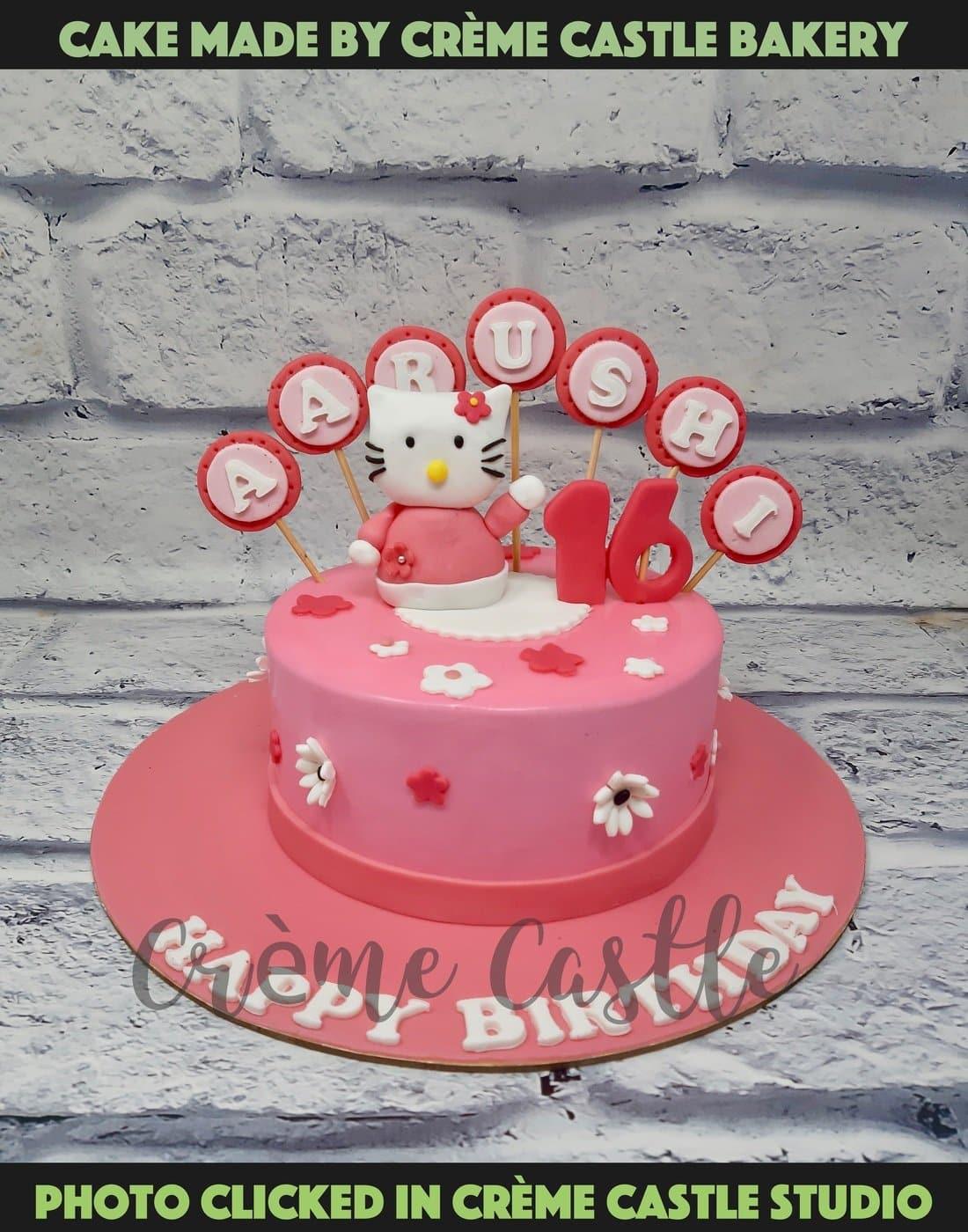 Hello Kitty Figure Cake. Kitty Mouse Cake. Noida & Gurgaon – Creme ...