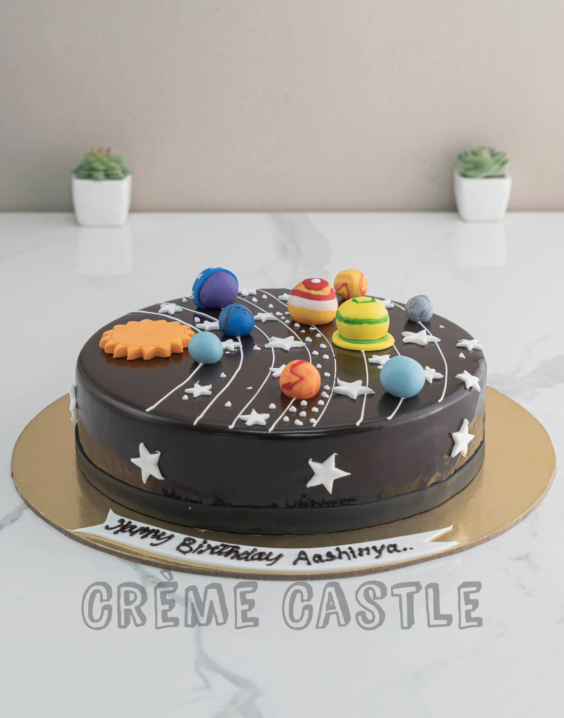 Solar System Theme Cake - Birthday Cake Designs for Year Old Boy ...