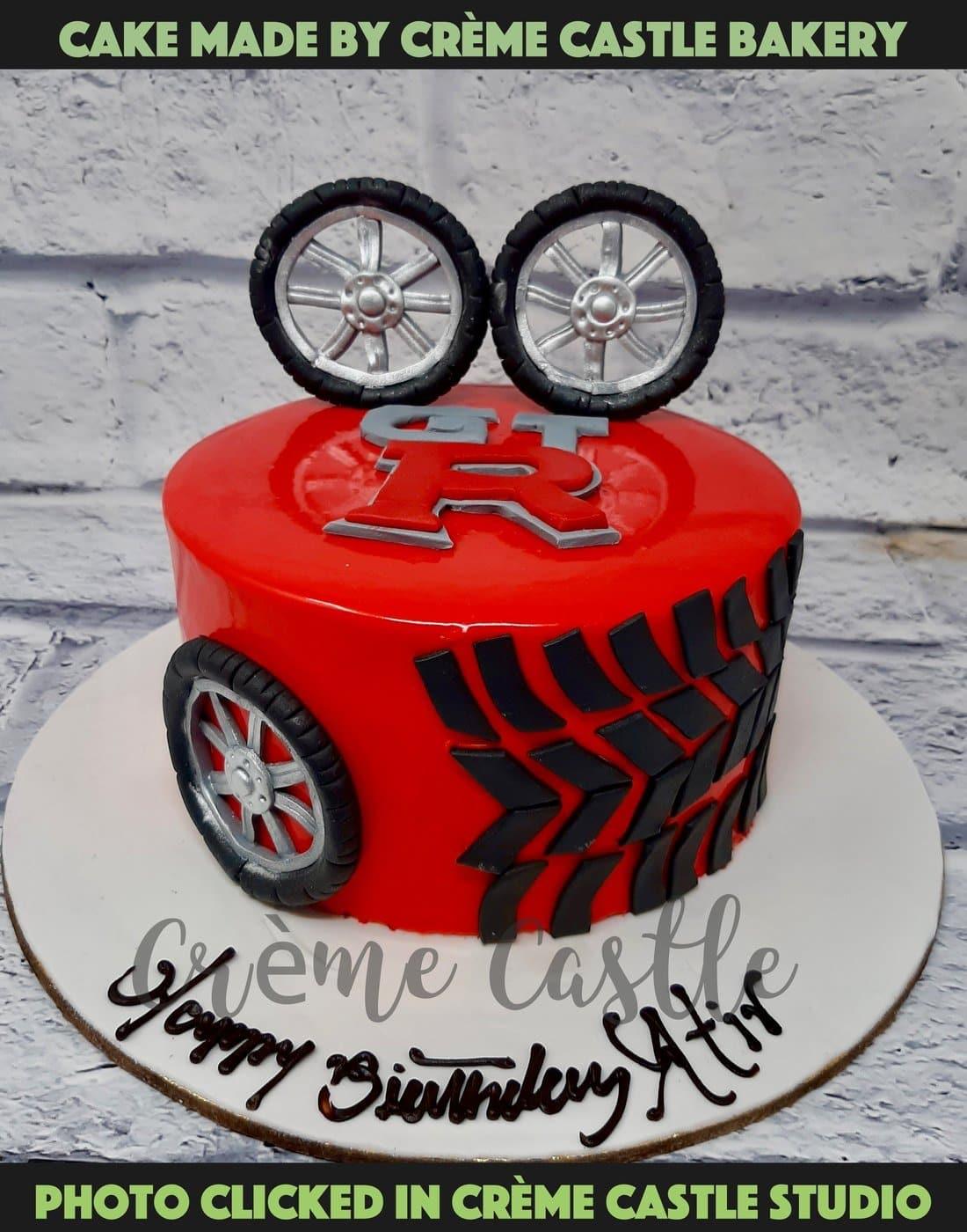 KTM Motocross Cake - Step By Step - YouTube