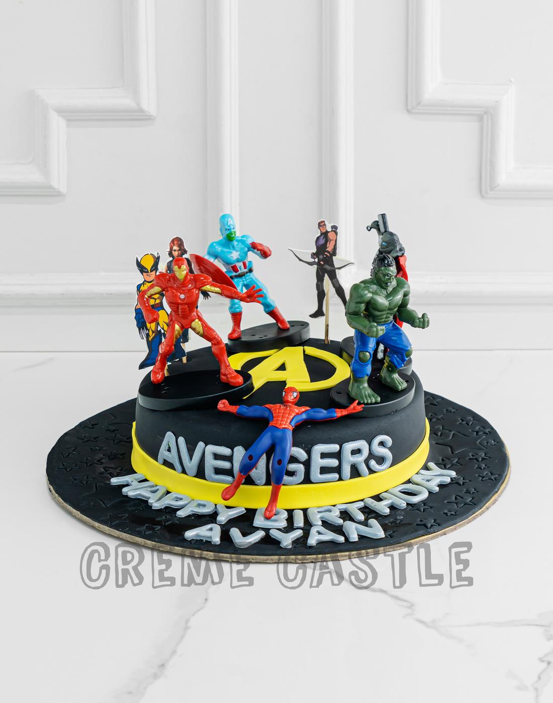 Avengers themed cake for a 10years old boy To place your cake order, send a  DM/Call or whatsapp 07082477191 Delivery within Lagos. At l... | Instagram