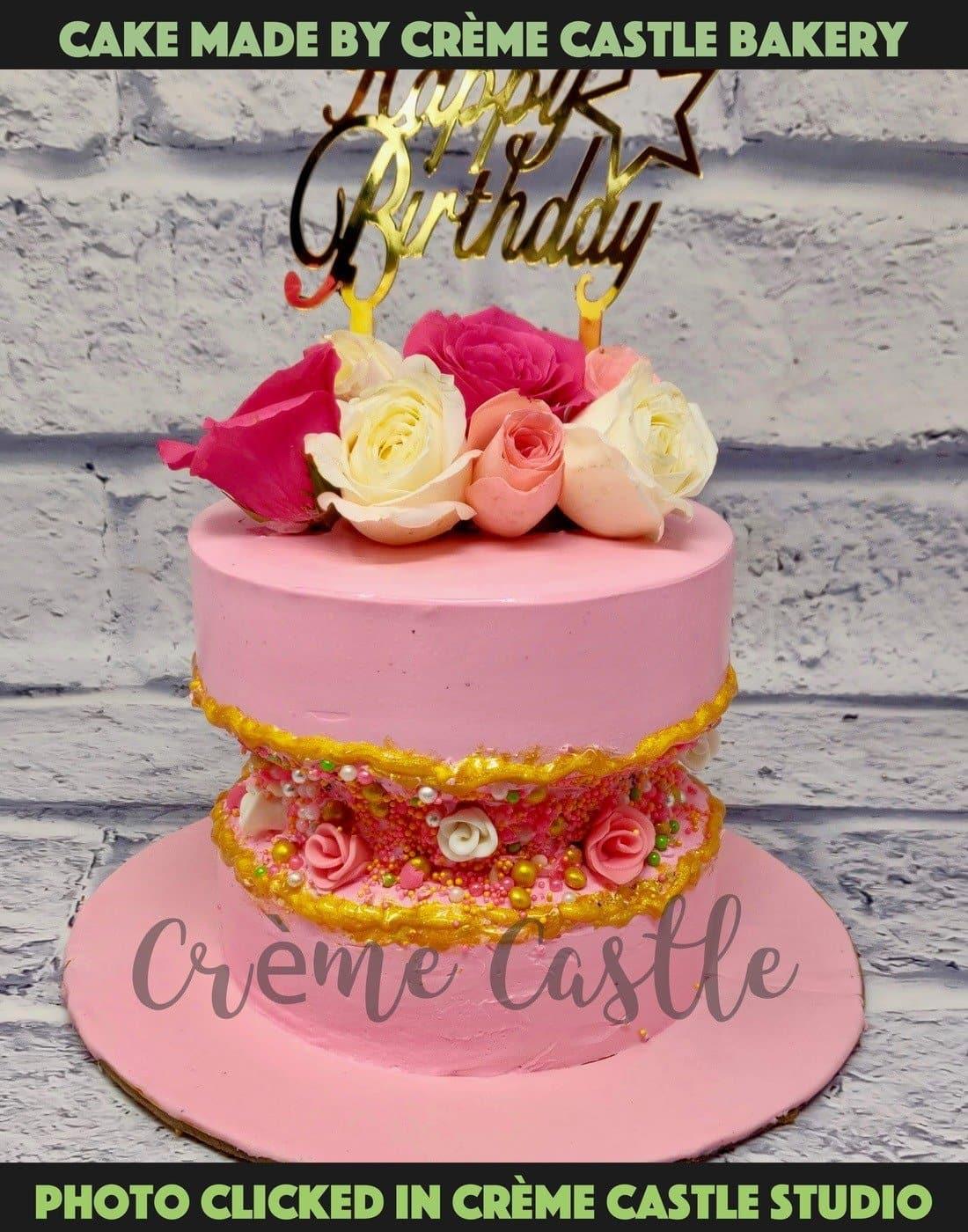 Fault Line Pink Cake – Creme Castle