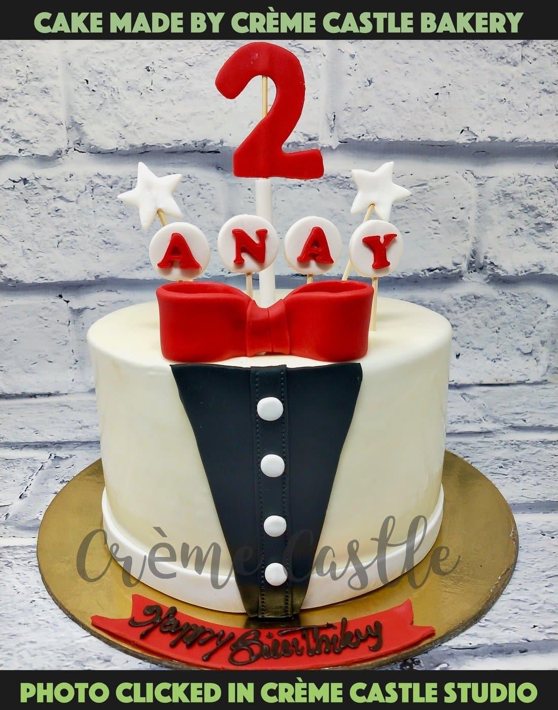 White Suit Cake. Cake Designs For Husband. Noida & Gurgaon – Creme ...