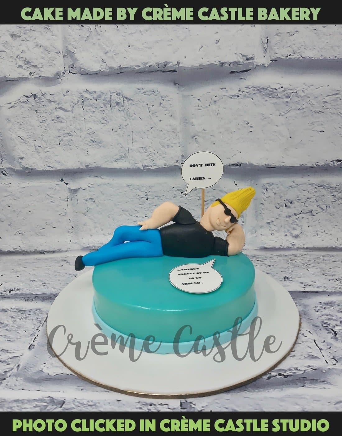 A cake for someone who is a quirky and funny as Johnny Bravo and ...