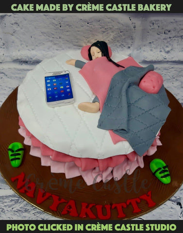 Girl Sleeping A Cake For A Teenage Birthday - CakeCentral.com