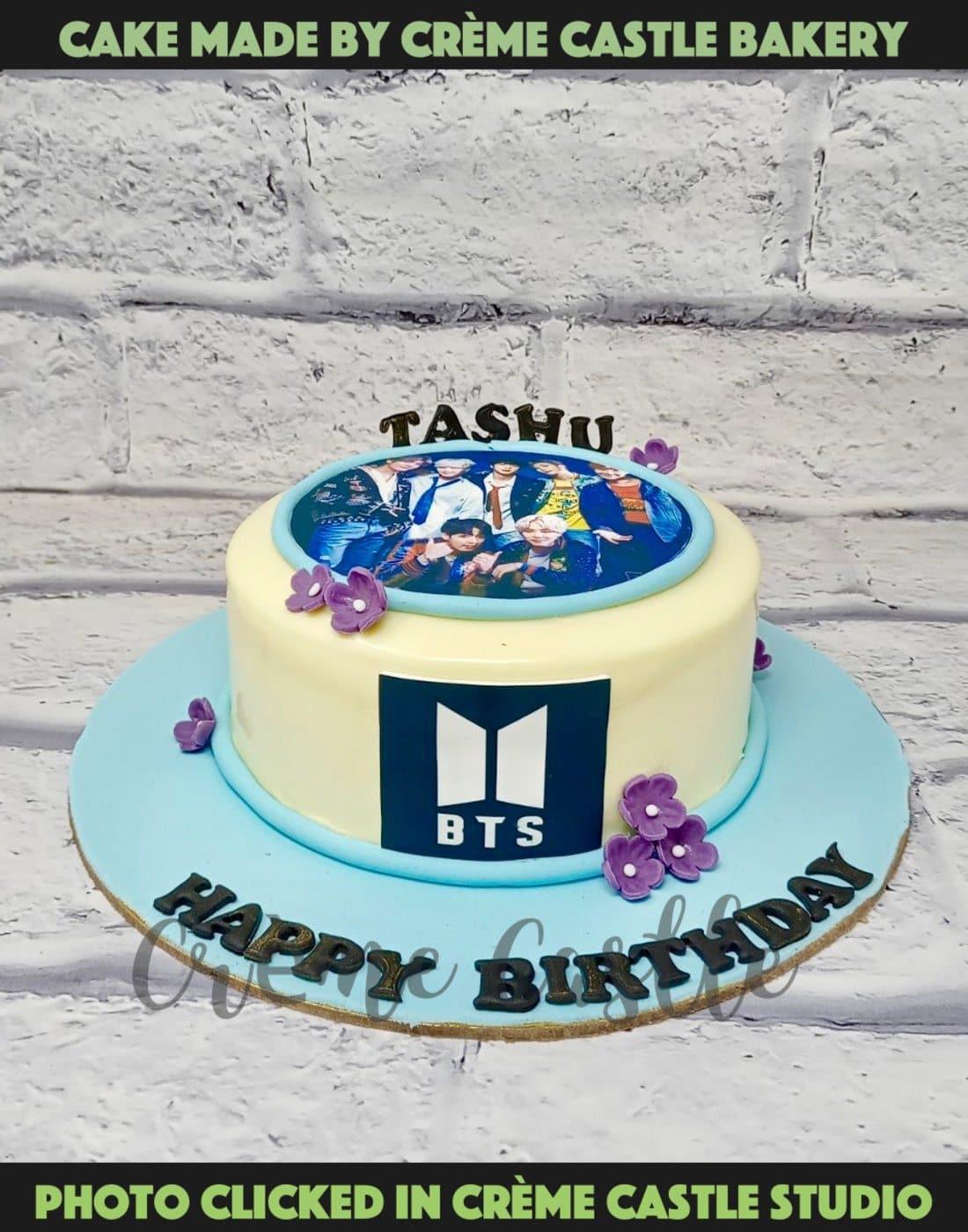 Bts cake design