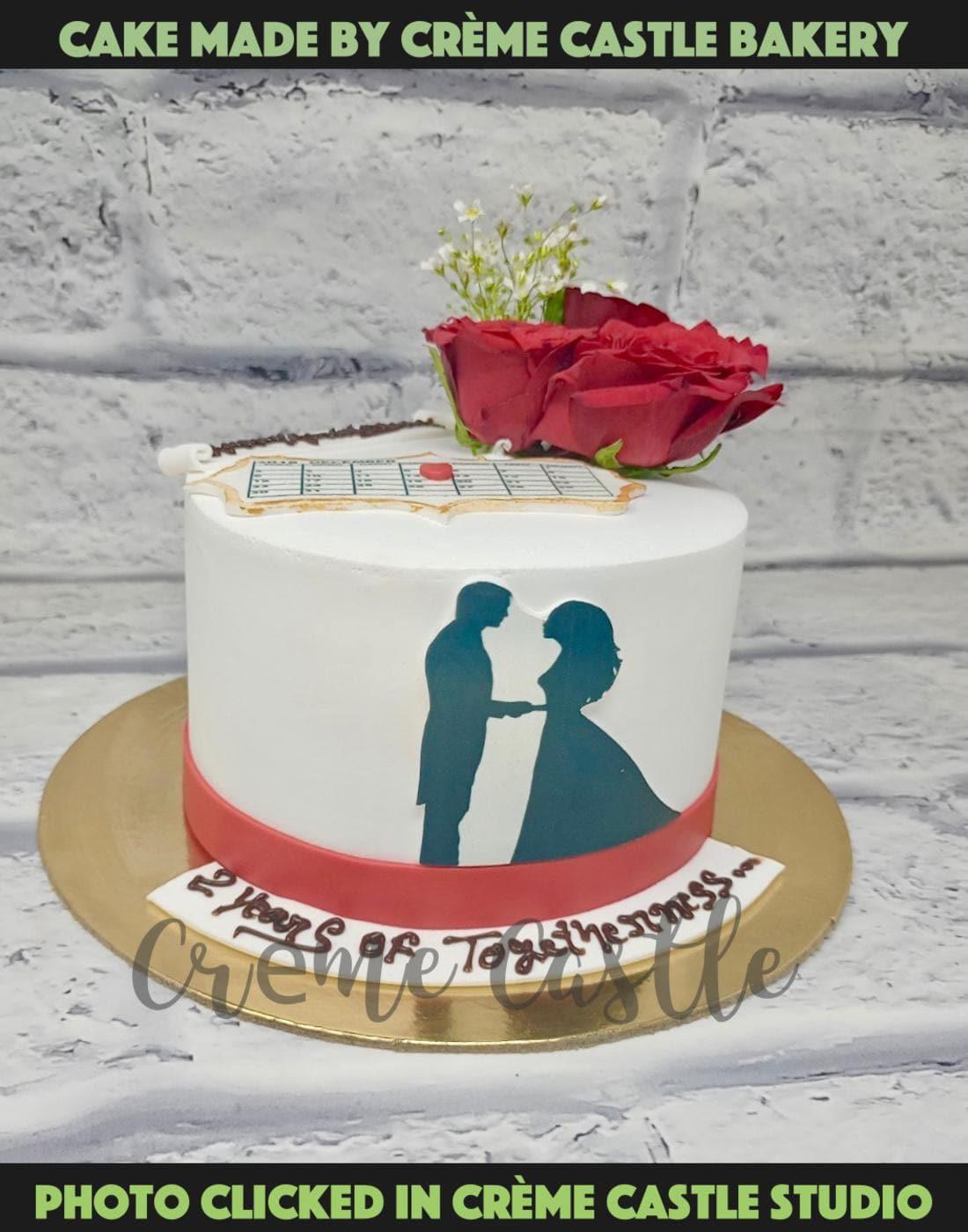 Proposal Rose Cake – Creme Castle