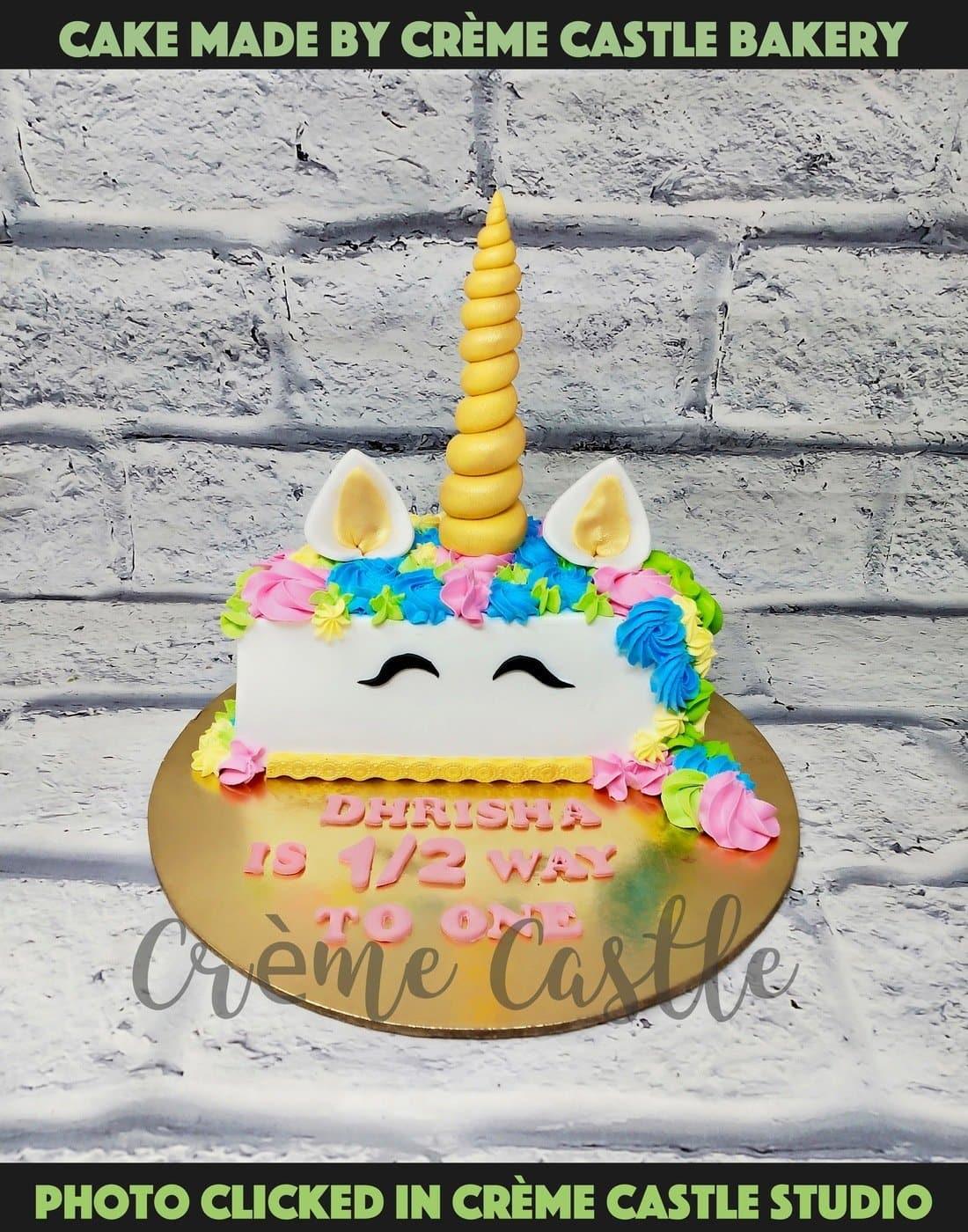 Semi Unicorn Cake – Creme Castle