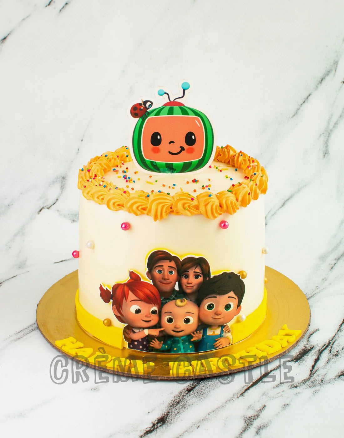 Cocomelon Family Cake. Kids Cake Designs . Noida & Gurgaon – Creme ...