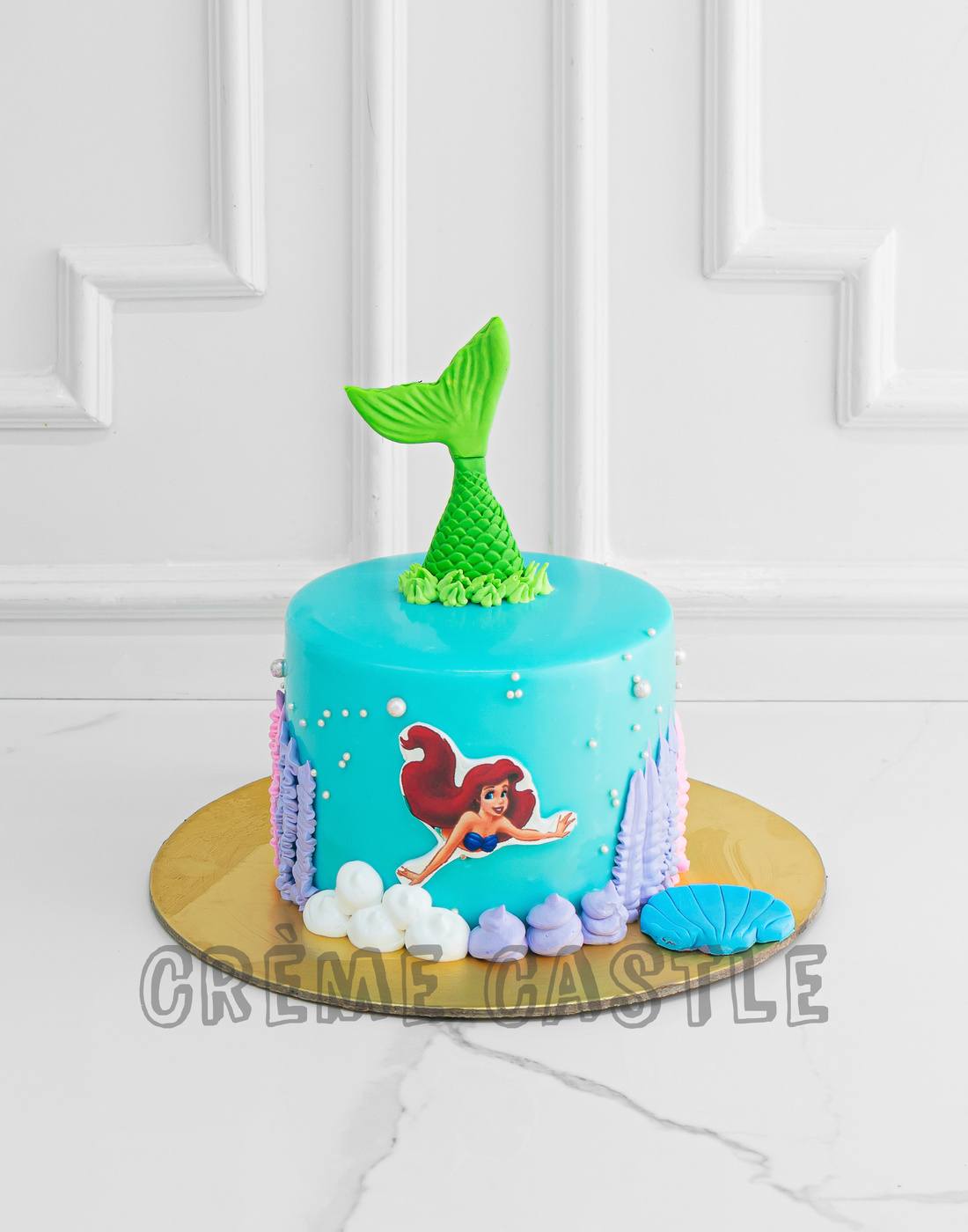 Mermaid Ariel Cake. Cake Designs of Girls. Noida & Gurgaon – Creme ...