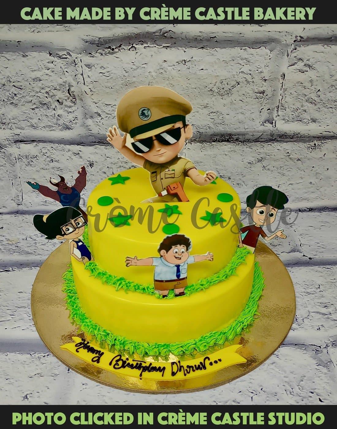 Order large Little Singham birthday cake online | Gurgaon Bakers