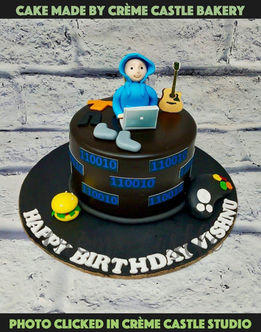 computer cake — Birthday Cakes | Computer cake, Birthday cake for father,  Cake