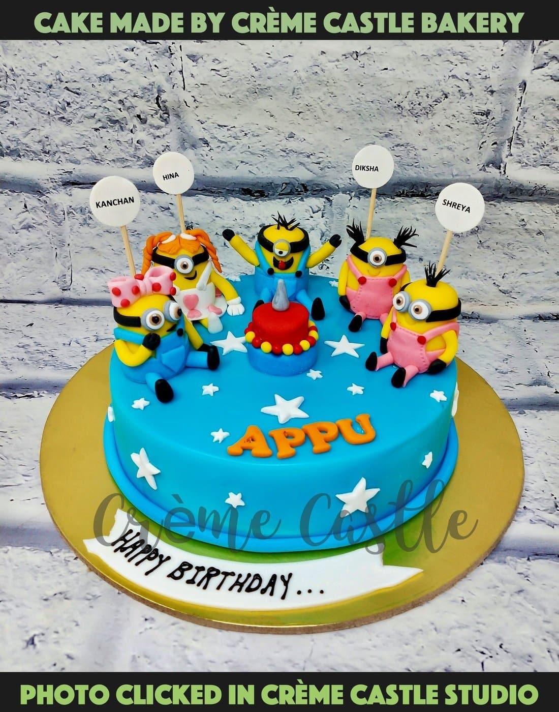 Minion Party Cake – Creme Castle