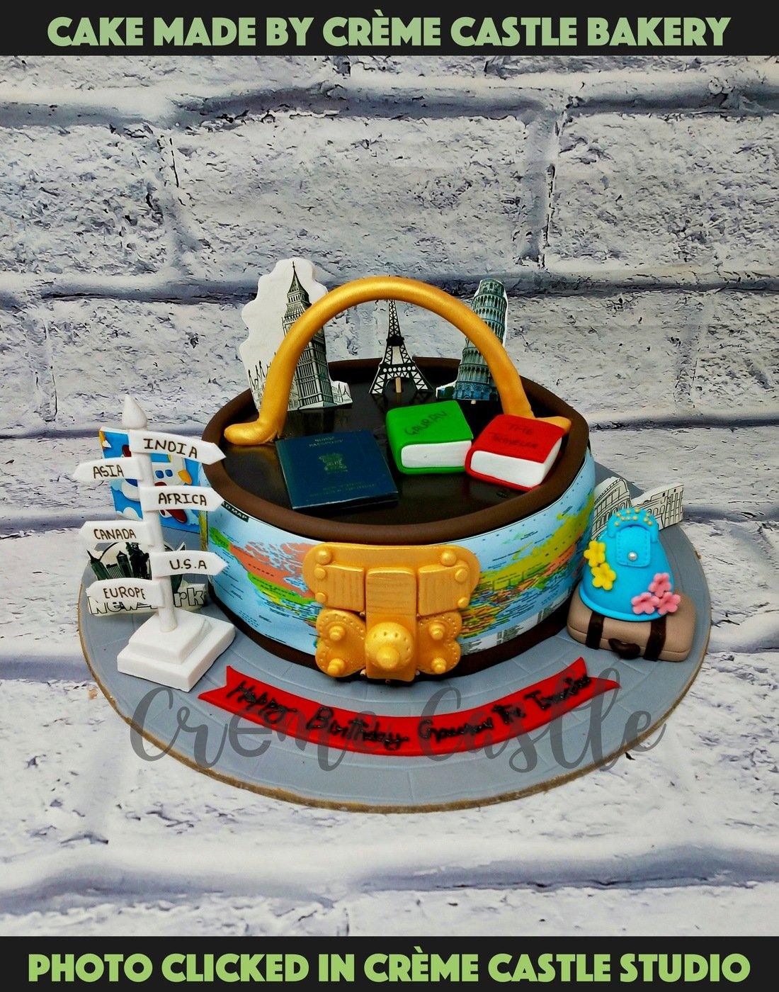 Globe Birthday Cake - CakeCentral.com