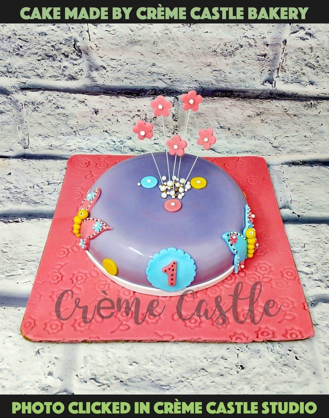 Purple Butterfly Cake – Creme Castle