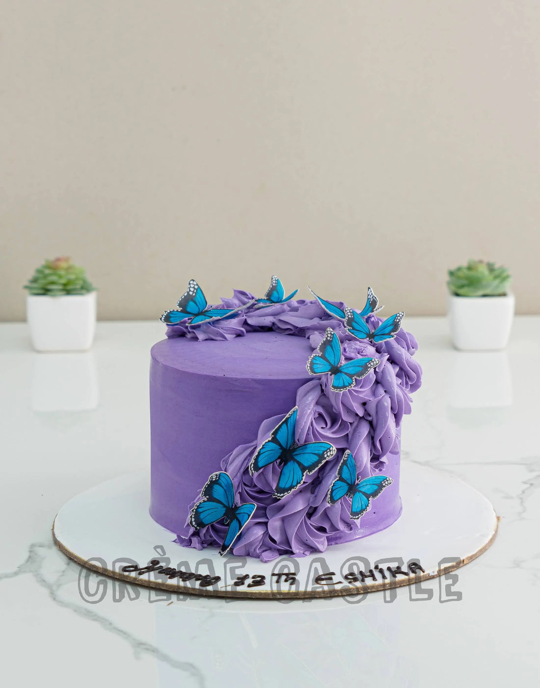 Purple Butterfly Cake. Cake Designs of Girls. Noida & Gurgaon ...