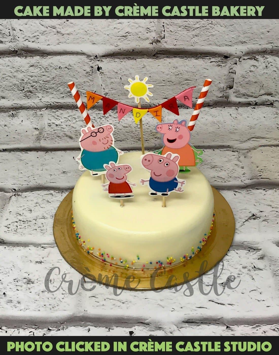 Online Happy Peppa Pig Truffle Cake Gift Delivery in SGP - FNP