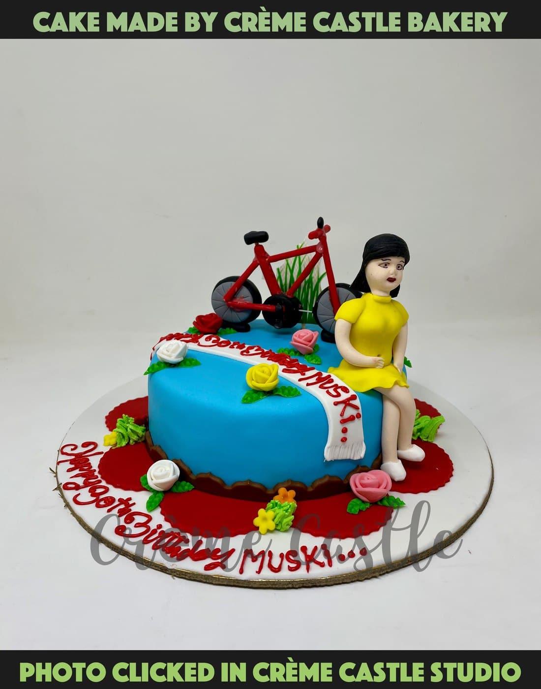Bicycle Cake - 1113 – Cakes and Memories Bakeshop