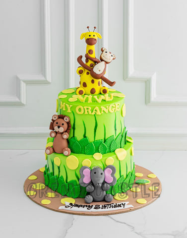 Cheetah Print | Jungle Cake | Wild Cake – Rolling In Dough Bakery