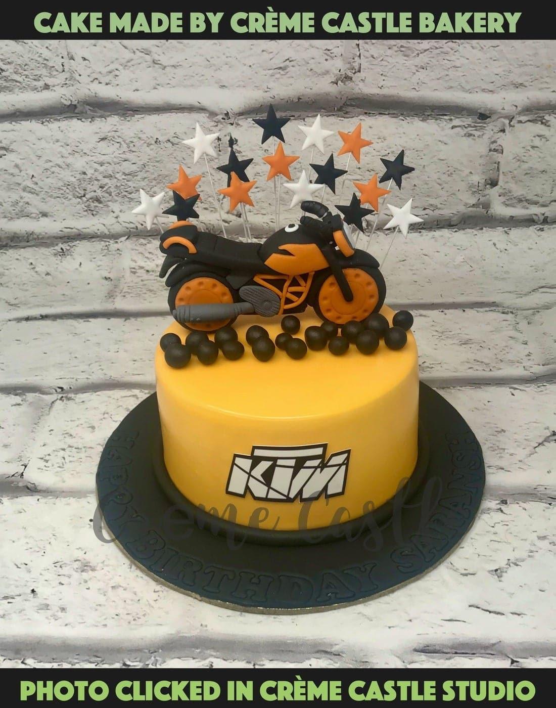 KTM Bike Design Cake