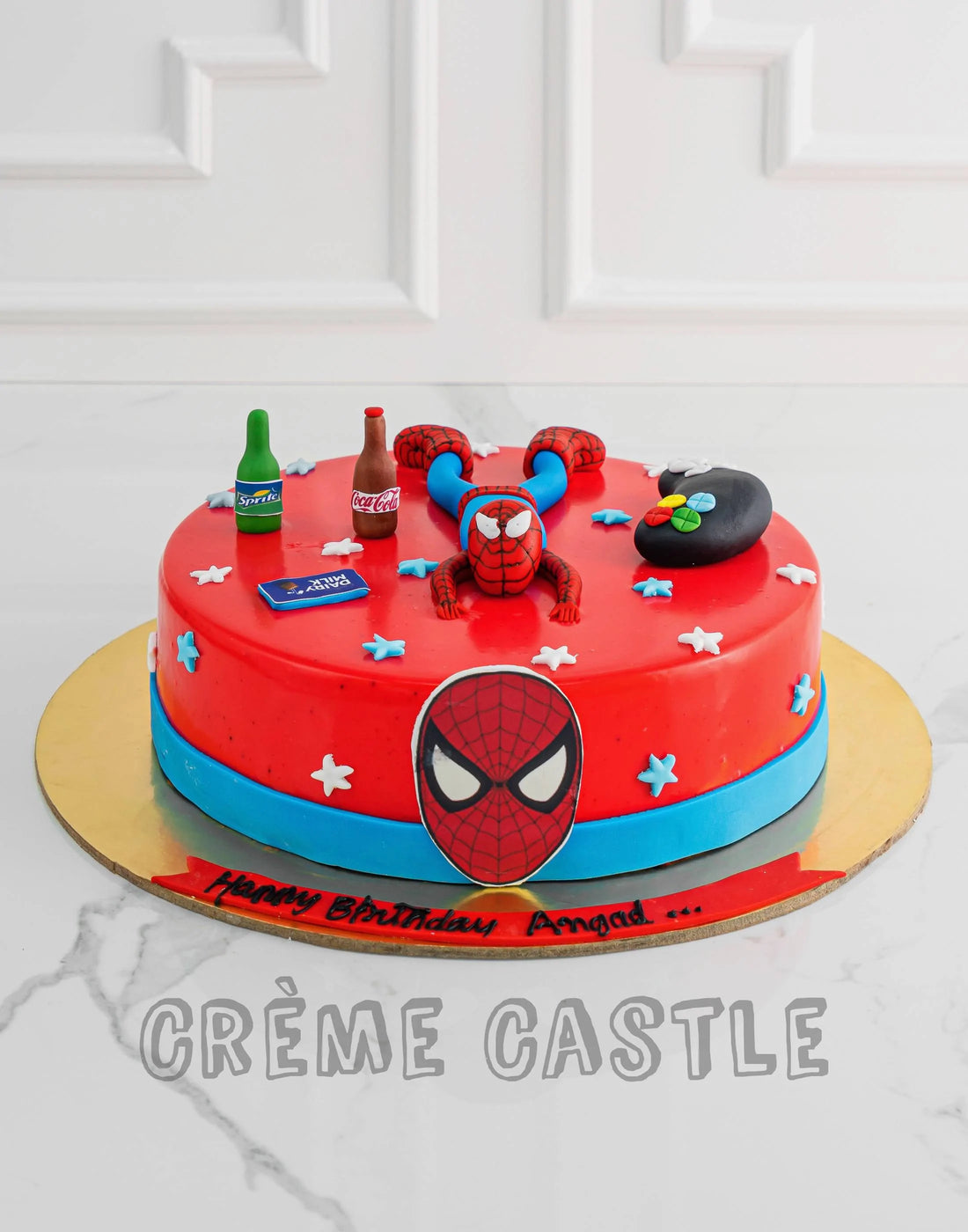 Spiderman Chilling Design Cake – Creme Castle
