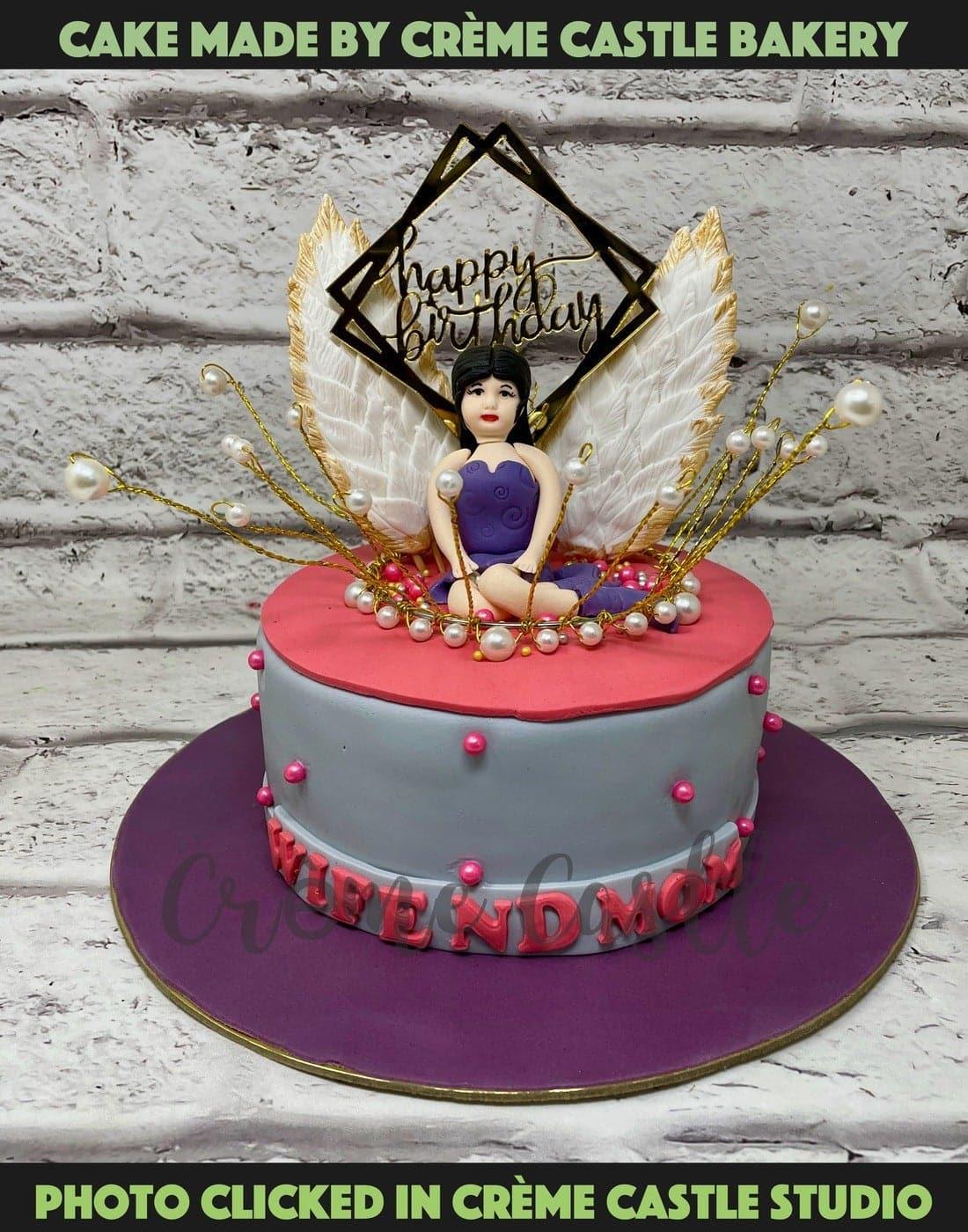 Ready Stock) Elf Elves Beauty Fairy Angel Happy Birthday Cake Topper  Decoration 花仙子摆件 | Shopee Malaysia