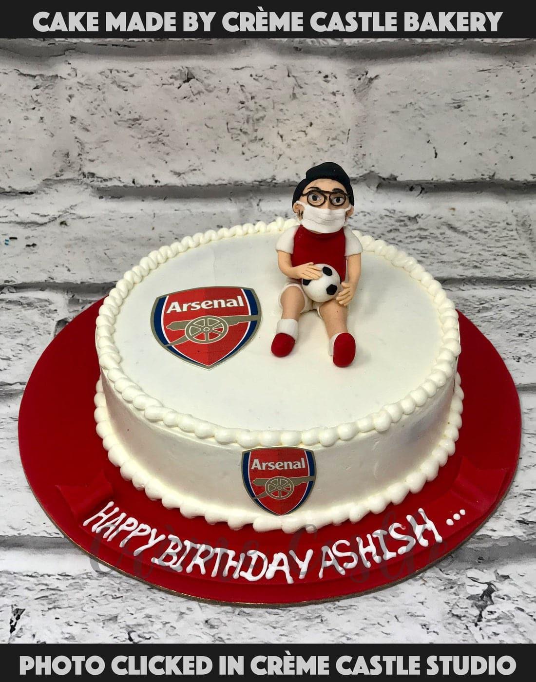 Arsenal Cake | Cake, Desserts, Food