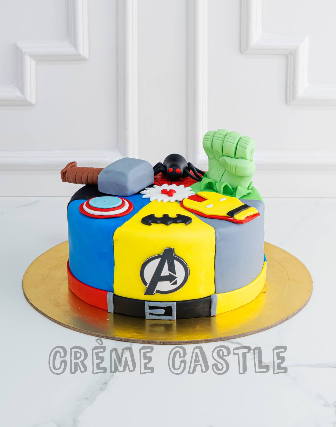 Marvel vs DC cake | For a super-hero themed bash. I dressed … | Flickr