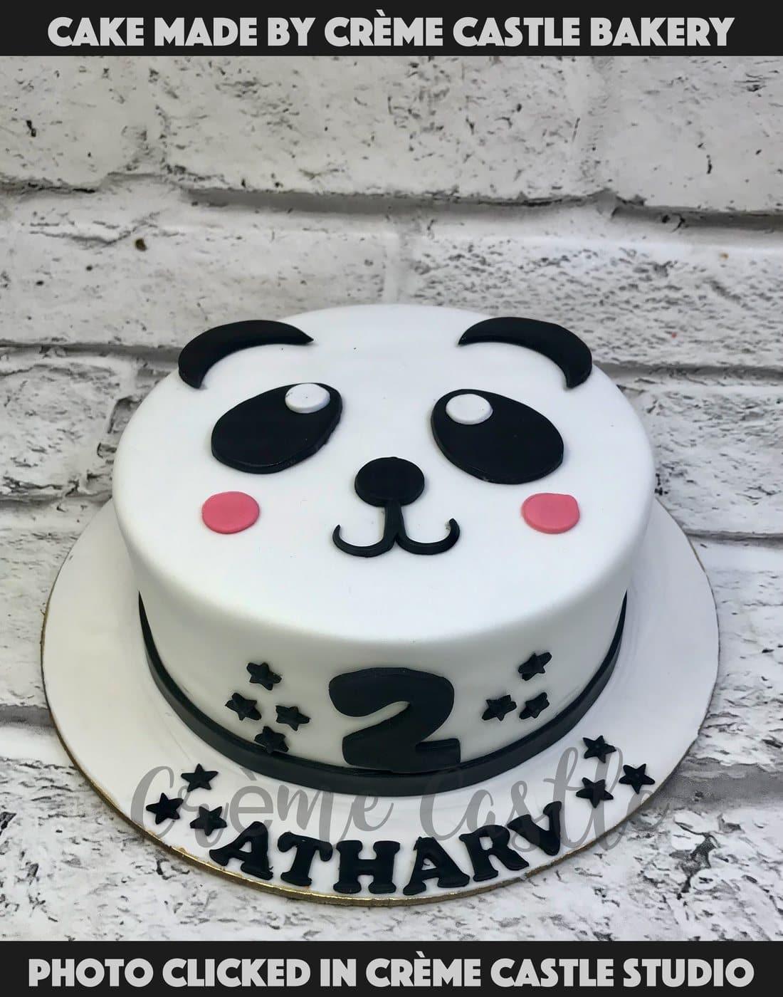Panda love Cake – Creme Castle