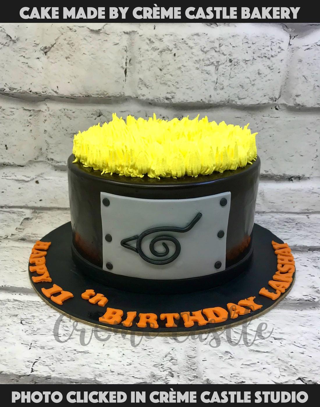 BTS Anime Theme Cake