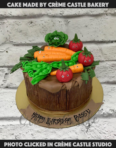 Garden Vegetable Cupcakes | It's Always Someone's Birthday