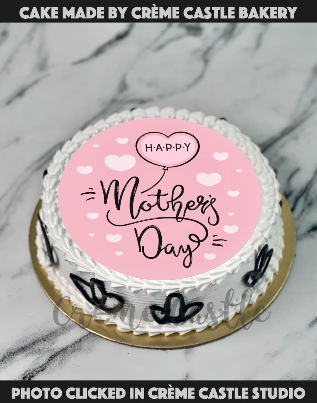 Pinkish Mothers Day Cake | Cake for Mothers Day. Dlivery in Noida ...