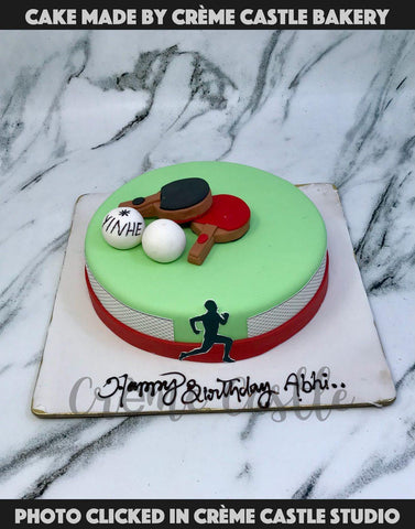 Tennis Design 2 - Edible Cake Topper - Products - Edible Cake Toppers