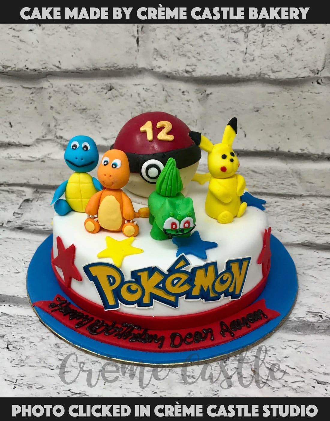 Pokemon Family Cake – Creme Castle