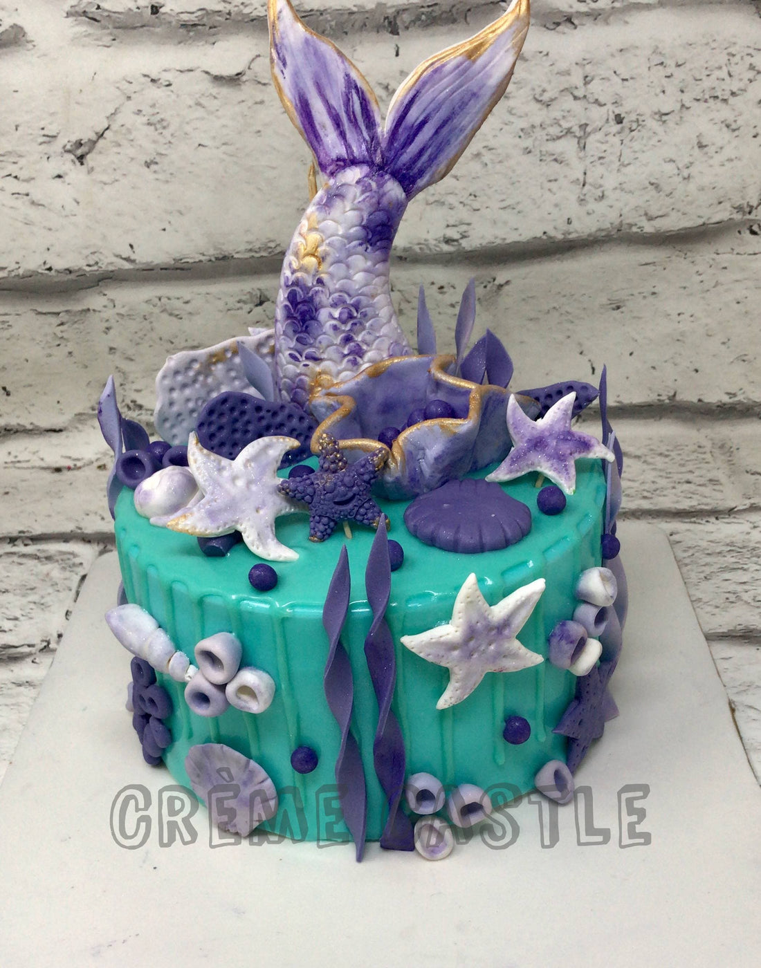 Pastel Mermaid Cake – Creme Castle