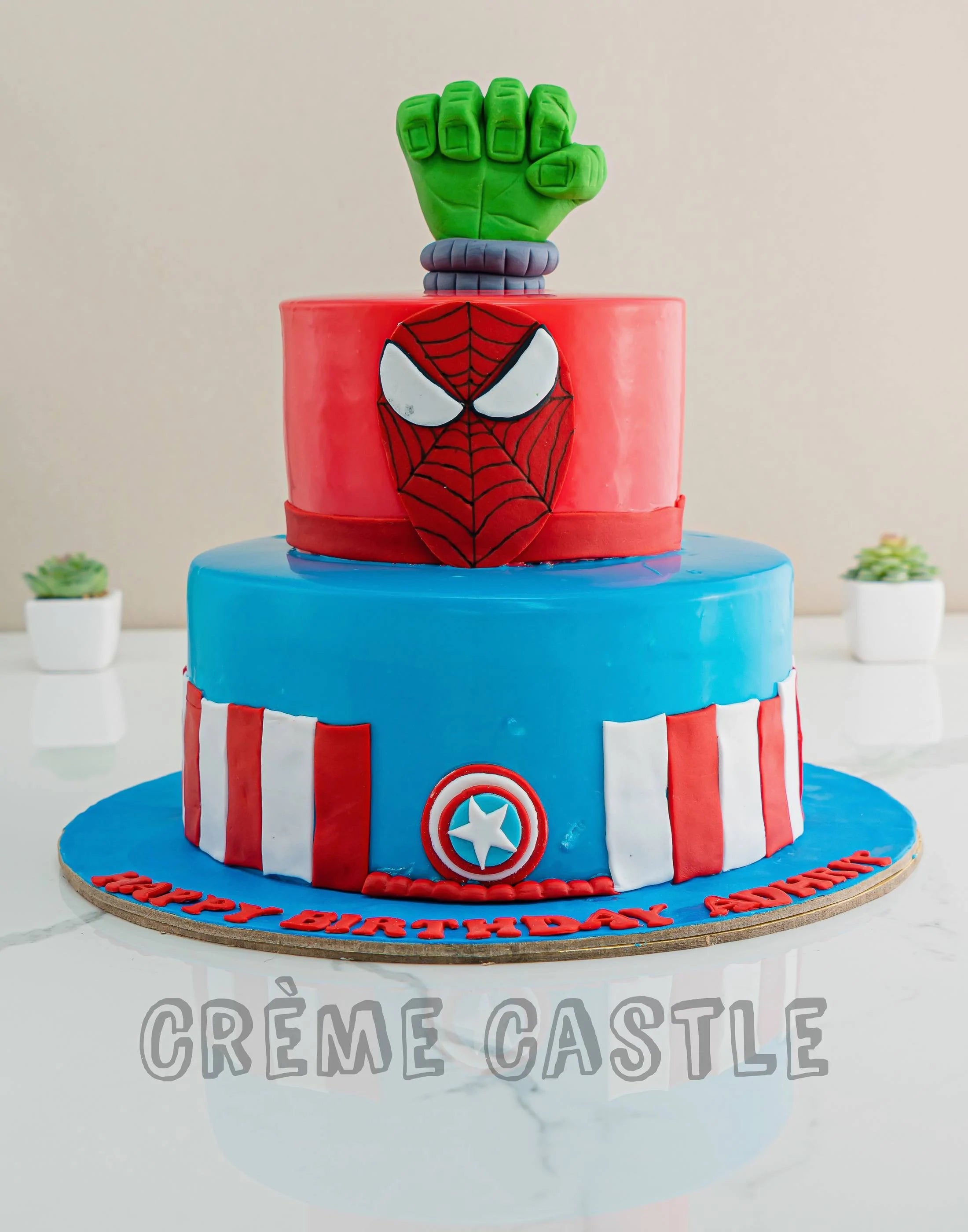 Hulk Allister Avengers Cake, A Customize Avengers cake