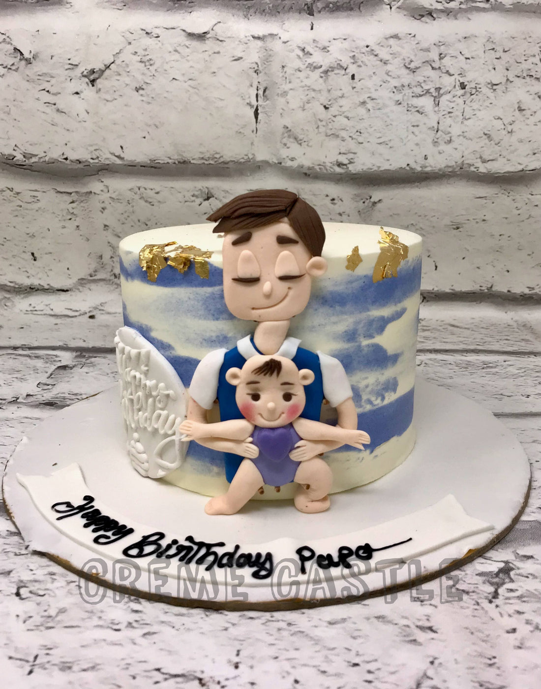 Daddy and Baby Cake – Creme Castle
