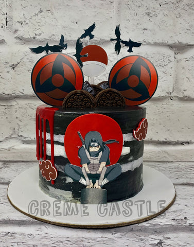 Itachi cupcake by I-am-Ginger-Pops on DeviantArt