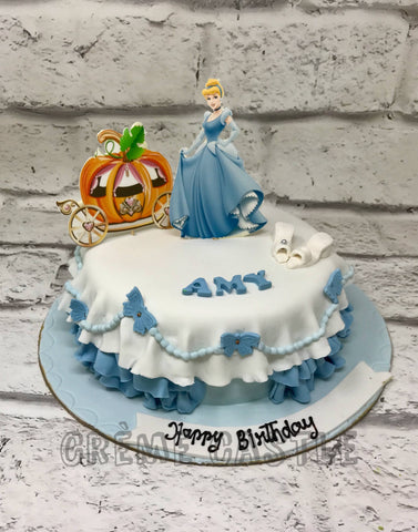 Cinderella theme - Decorated Cake by milkmade - CakesDecor